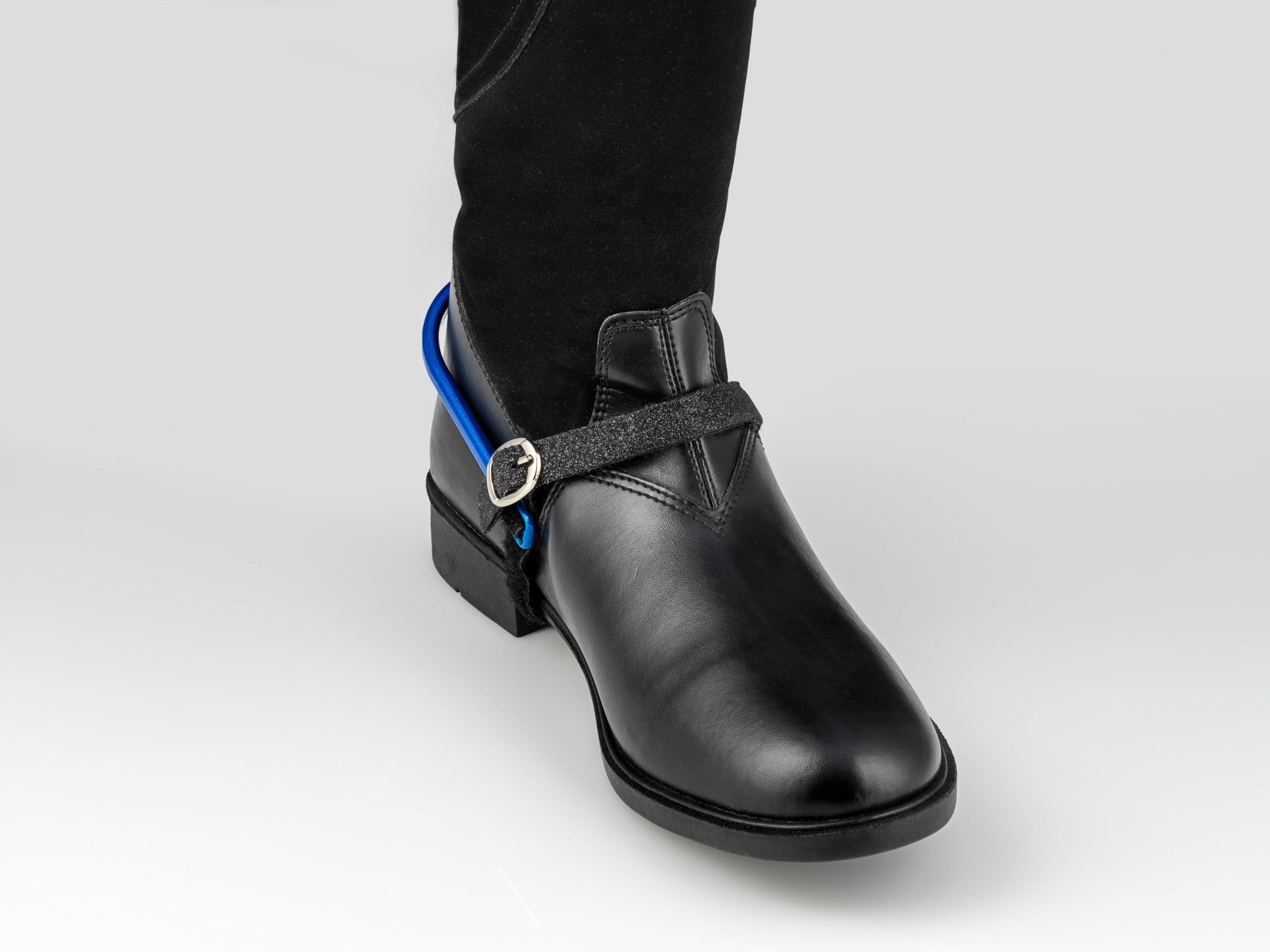 American Equus Spur-Tech Performance Spur Straps Sparkle Black