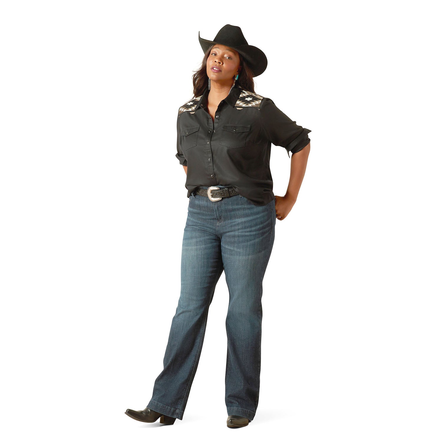 Ariat Womens Frazey High Rise Slim Trouser Jeans