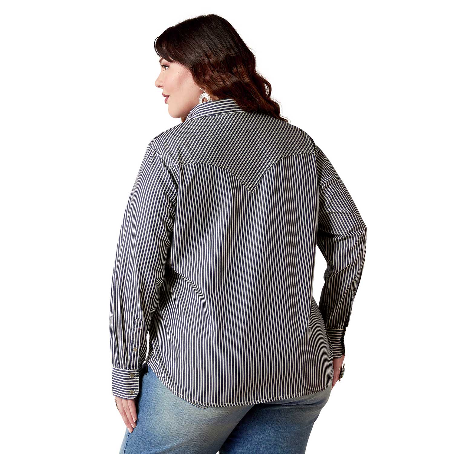 Ariat Women's Railroad Stripe Long Sleeve Shirt